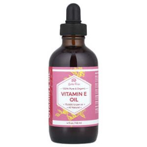 Leven Rose, 100% Pure & Organic Vitamin E Oil, 4 fl oz (118 ml)