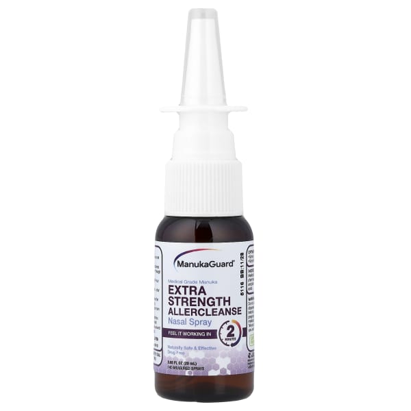 ManukaGuard, Medical Grade Manuka, Allercleanse Nasal Spray, 0.65 fl oz (20 ml)