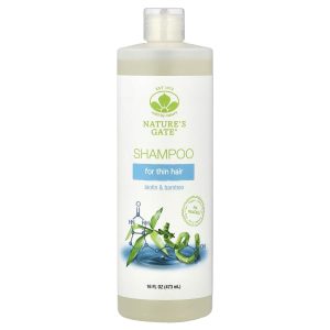 Mild By Nature, (Nature's Gate), Biotin & Bamboo Shampoo for Thin Hair, 16 fl oz (473 ml)