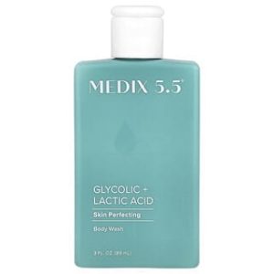 Medix 5.5, Body Wash, Skin Perfecting, Glycolic + Lactic Acid, 3 fl oz (89 ml)