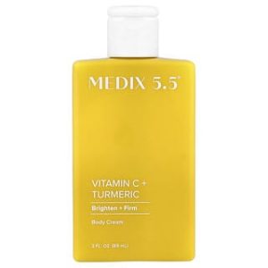 Medix 5.5, Body Cream, Vitamin C + Turmeric, 3 fl oz (89 ml)