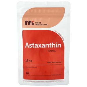 Micro Ingredients, Astaxanthin, 12 mg, 120 Softgels