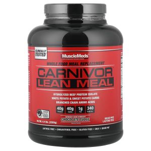 MuscleMeds, Carnivor™ Lean Meal, Chocolate Fudge, 4.4 lbs (2,020 g)