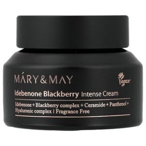 Mary & May, Idebenone Blackberry Intense Cream, Fragrance Free, 2.46 oz (70 g)