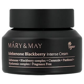 Mary & May, Idebenone Blackberry Intense Cream, Fragrance Free, 2.46 oz (70 g)