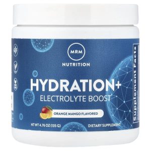 MRM Nutrition, Hydration+ Electrolyte Boost, Orange Mango, 4.76 oz (135 g)