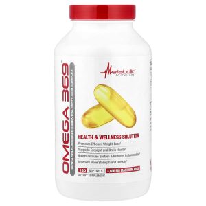 Metabolic Nutrition, Omega 369™, 180 Softgels (1,200 mg per Softgel)