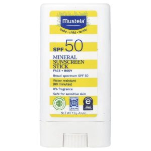 Mustela, Mineral Sunscreen Stick, SPF 50, 0.6 oz (17 g)