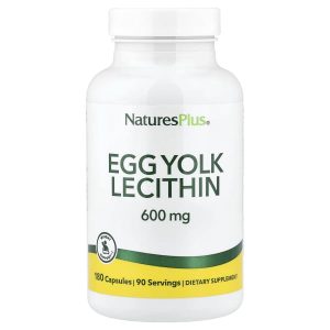 NaturesPlus, Egg Yolk Lecithin, 180 Capsules