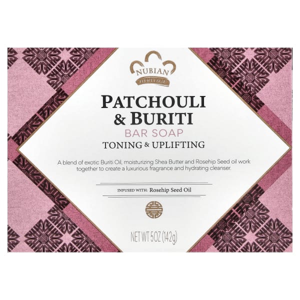Nubian Heritage, Bar Soap, Patchouli & Buriti, 5 oz (142 g)