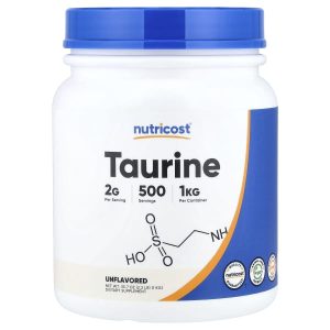 Nutricost, Taurine, Unflavored, 35.7 oz (1 kg)