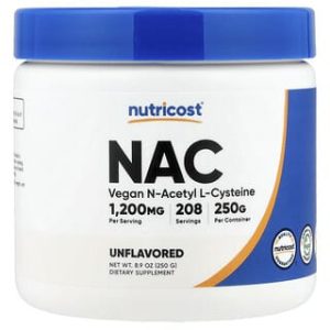Nutricost, NAC, Unflavored, 8.9 oz (250 g)