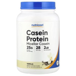 Nutricost, Casein Protein, Vanilla, 2 lb (907 g)