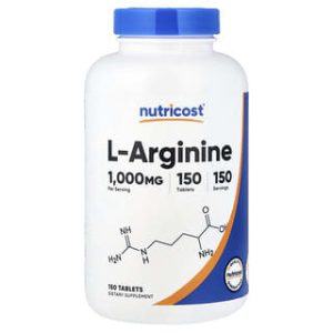 Nutricost, L-Arginine, 1,000 mg, 150 Tablets