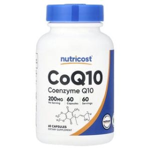 Nutricost, CoQ10, 200 mg, 60 Capsules