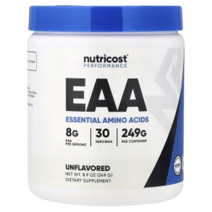 Nutricost, Performance, EAA, Unflavored, 8.9 oz (249 g)
