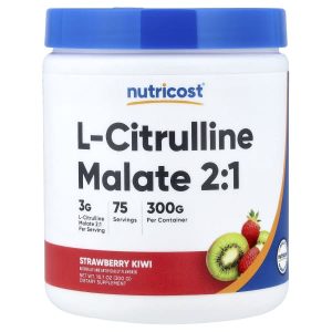 Nutricost, L-Citrulline Malate 2:1, Strawberry Kiwi , 10.7 oz (300 g)