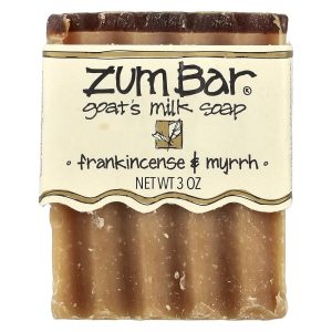 ZUM, Zum Bar®, Goat's Milk Soap, Frankincense & Myrrh, 3 oz
