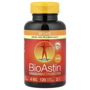 Nutrex Hawaii, BioAstin®, Hawaiian Astaxanthin, 4 mg, 120 Vegan Soft Gels