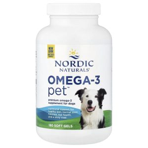Nordic Naturals, Omega-3 Pet™, For Dogs, 180 Soft Gels
