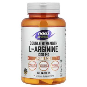 NOW Foods, Sports, L-Arginine, 1,000 mg, 60 Tablets