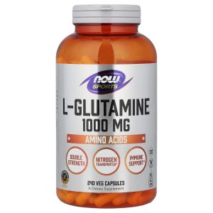 NOW Foods, Sports, L-Glutamine, 1,000 mg, 240 Veg Capsules