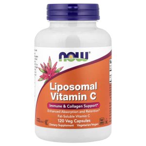 NOW Foods, Liposomal Vitamin C, 120 Veg Capsules (500 mg per Capsule)
