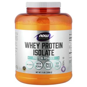 NOW Foods, Sports, Whey Protein Isolate, Unflavored, 5 lbs (2,268 g)
