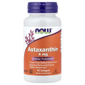 NOW Foods, Astaxanthin, 4 mg, 90 Softgels