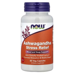 NOW Foods, Ashwagandha Stress Relief, 60 Veg Capsules