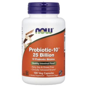 NOW Foods, Probiotic-10™, 100 Veg Capsules