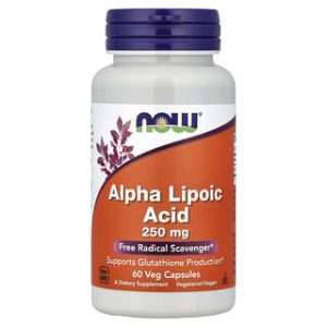 NOW Foods, Alpha Lipoic Acid, 250 mg, 60 Veg Capsules
