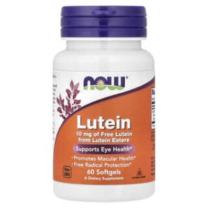 NOW Foods, Lutein, 10 mg, 60 Softgels