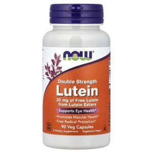 NOW Foods, Lutein, 20 mg, 90 Veg Capsules