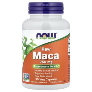 NOW Foods, Raw Maca, 750 mg, 90 Veg Capsules
