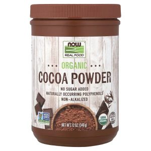 NOW Foods, Real Food, Organic Cocoa Powder, 12 oz (340 g)
