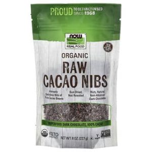 NOW Foods, Organic Raw Cacao Nibs, 8 oz (227 g)