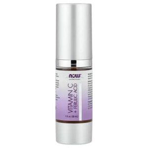 NOW Foods, Solutions, Vitamin C + Ferulic Acid Serum, 1 fl oz (30 ml)