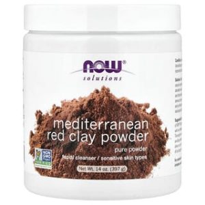 NOW Foods, Solutions, Mediterranean Red Clay Powder, 14 oz (397 g)