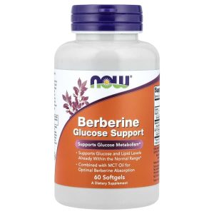 NOW Foods, Berberine Glucose Support, 60 Softgels