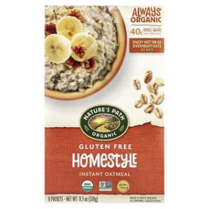 Nature's Path, Organic Instant Oatmeal, Homestyle, 8 Packets, 11.3 oz (320 g)