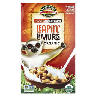 Nature's Path, EnviroKidz, Organic Leapin' LemursĀ® Cereal, Peanut Butter & Chocolate, 10 oz (284 g)