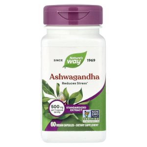 Nature's Way, Ashwagandha, 60 Vegan Capsules (250 mg per Capsule)