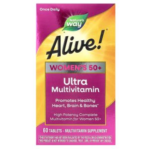 Nature's Way, Alive!® Women's 50+ Ultra Multivitamin, 60 Tablets