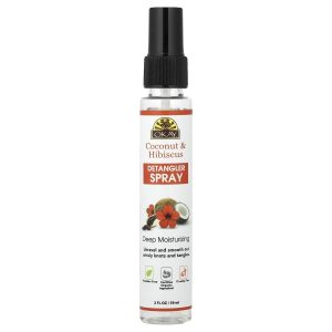 Okay Pure Naturals, Coconut & Hibiscus Detangler Spray, 2 fl oz (59 ml)
