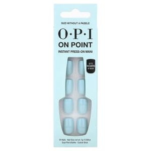 OPI, On Point, Instant Press-On Mani, Short Length, Suzi without a Paddle, 27 Piece Kit