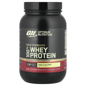 Optimum Nutrition, Gold Standard® 100% Whey Protein, Vanilla Ice Cream, 1.98 lb (899 g)