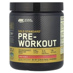Optimum Nutrition, Gold Standard® Pre-Workout, Fruit Punch, 10.58 oz (300 g)