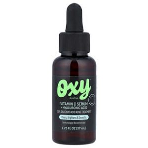 Oxy Skin Care, Vitamin C Serum + Hyaluronic Acid, 1.25 fl oz (37 ml)