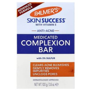 Palmer's, Skin Success® with Vitamin E, Anti-Acne Medicated Complexion Bar Soap, 3.5 oz (100 g)